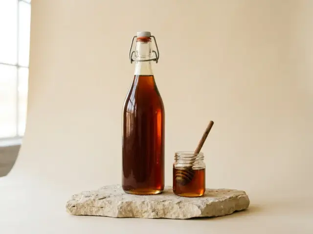 Chai mật ong hoa cà phê 1 lít nắp cài