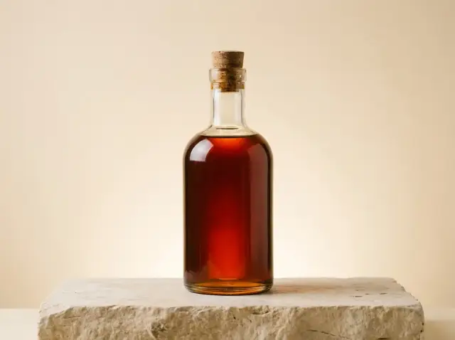 Chai mật ong hoa cà phê 500ml màu hổ phách sẫm